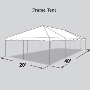 20x40 Frame Tent