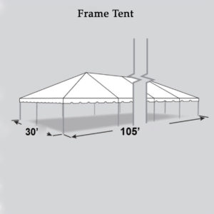 30x105 Frame Tent