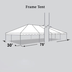 30x75 Frame Tent