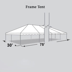 30x75 Frame Tent