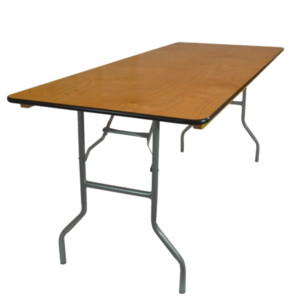 8 ft Rectangular Wood Table