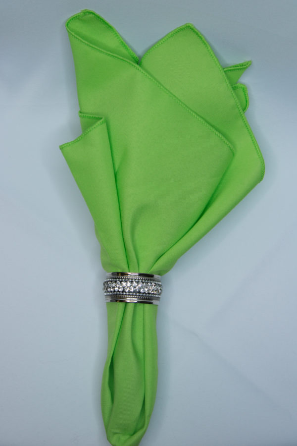 Lime Polyester Linen