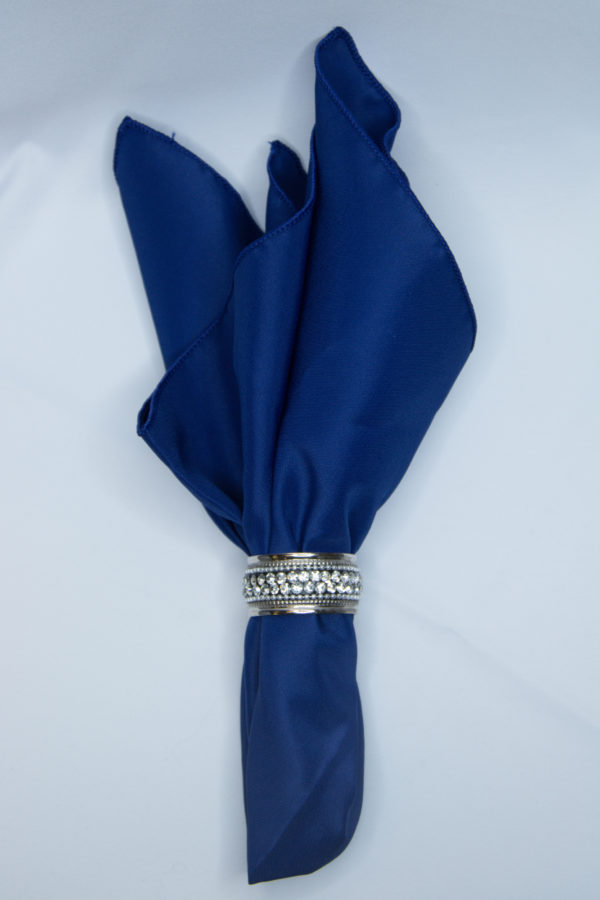 Deep Royal Polyester Linen