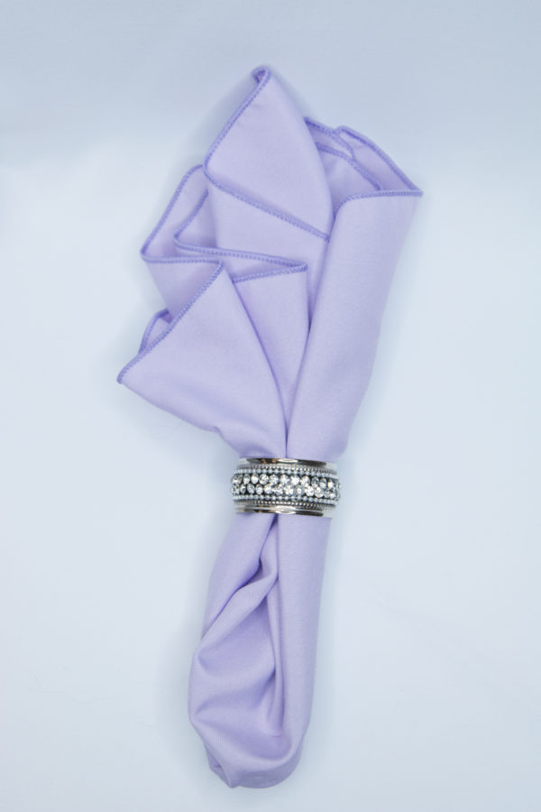 Lilac Polyester Linen