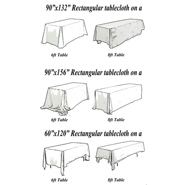 Banquet Tablecloth Chart