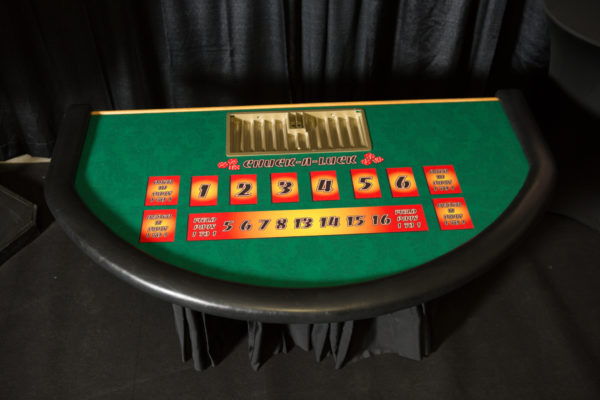 Chuck A Luck Game Table