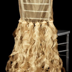 Gold Chiavari Curly Willow Chair Sash