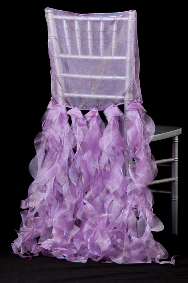 Lilac Chiavari Curly Willow Chair Sash