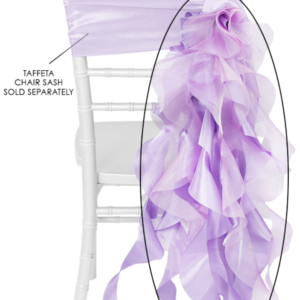 Lilac Curly Willow Chair Sash
