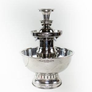 Silver 5 Gallon Punch Fountain