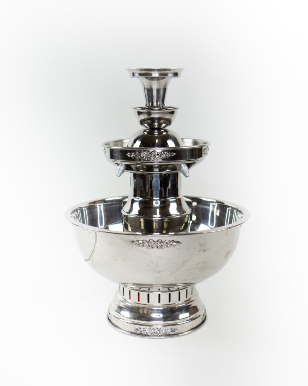 Silver 5 Gallon Punch Fountain