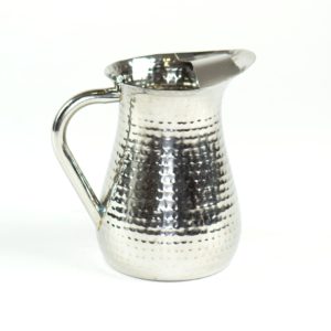 Silver Hammered Pitcher