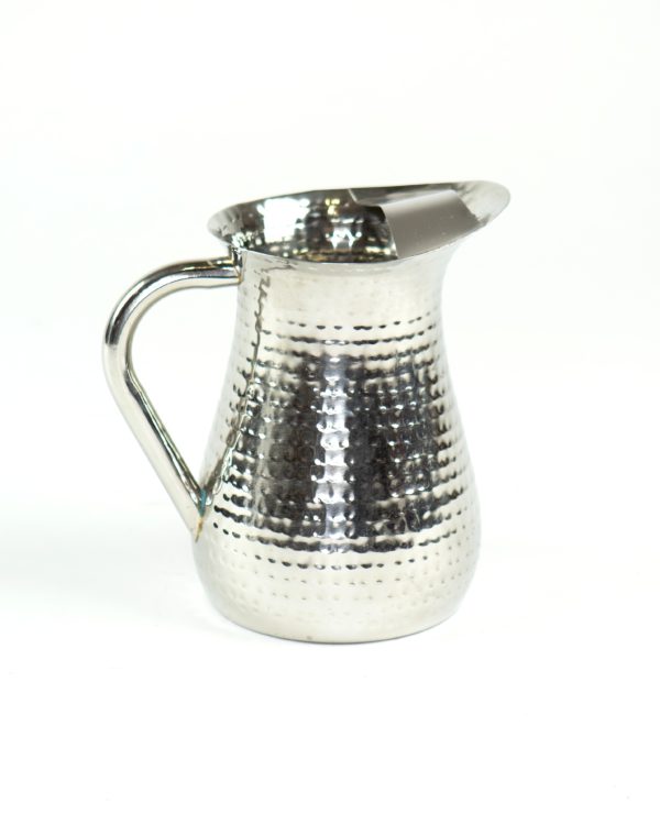 Silver Hammered Pitcher