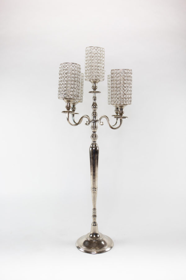 44" Silver Candelabra