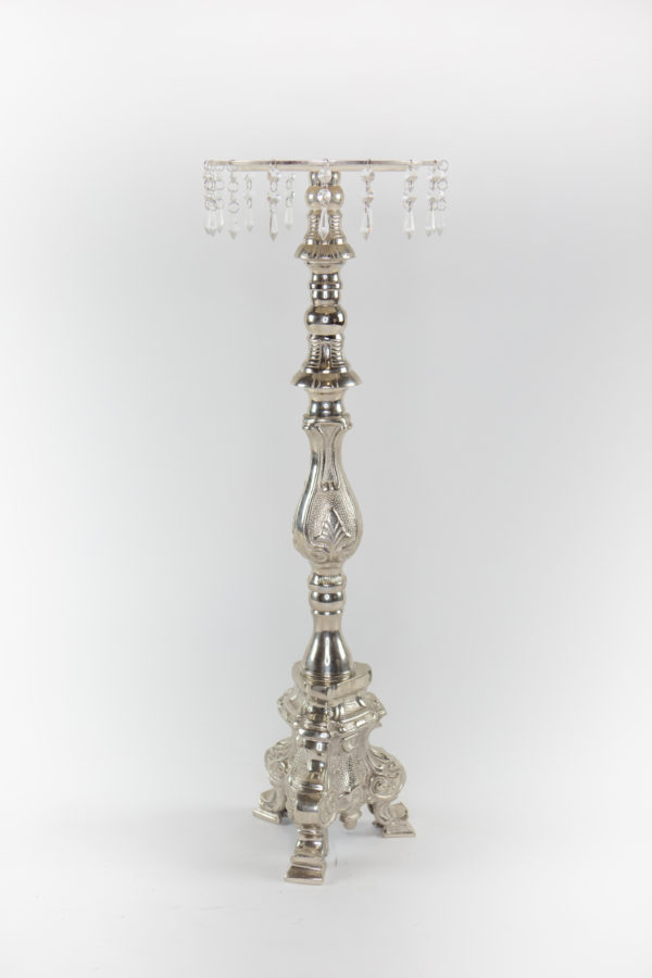 31" Silver Candle Stick