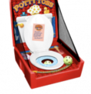 potty toss carnival game rental