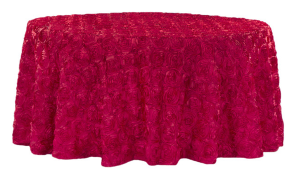 Apple Red Rosette Linen