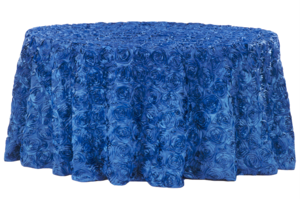 Royal Blue Rosette Linen