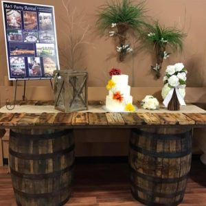 Wine Barrel Table Rentals