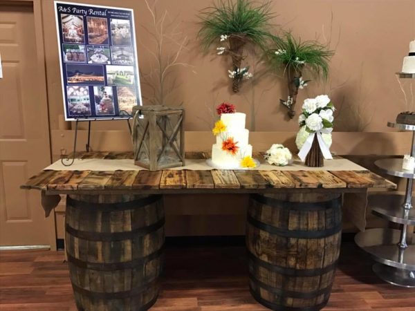 Wine Barrel Table Rentals