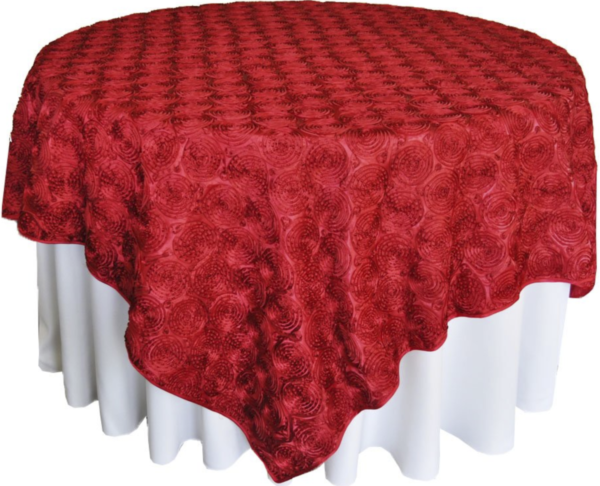 Apple Red Rosette Linen