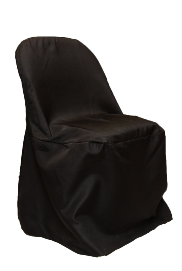 Black Folding Chair Cover