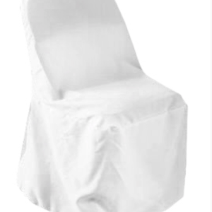 White Folding Chair Cover