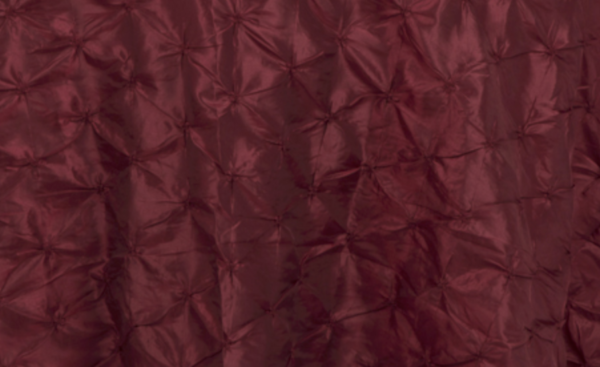 Burgundy Pinchwheel Linen