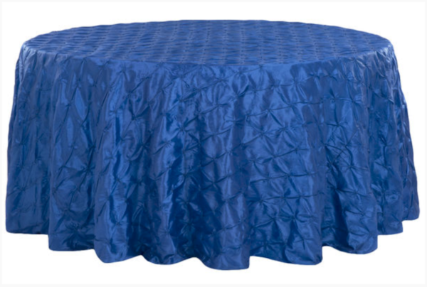 Royal Blue Pinchwheel Linen