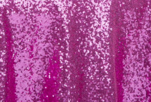 Fuchsia Sequin Linen