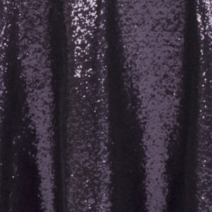 Eggplant Sequin Linen