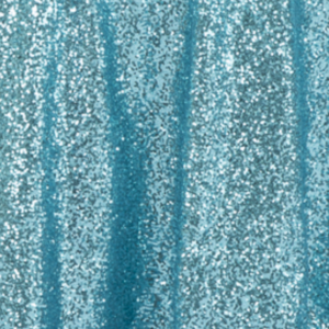 Turquoise Sequin Linen