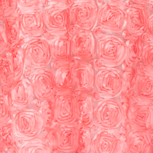 Coral Rosette Linen