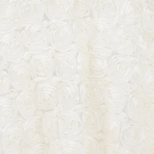 Ivory Rosette Linen