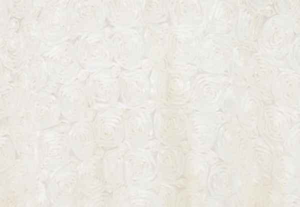 Ivory Rosette Linen