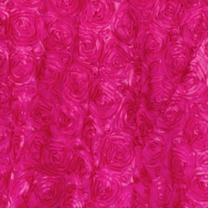 Fuchsia Rosette Linen