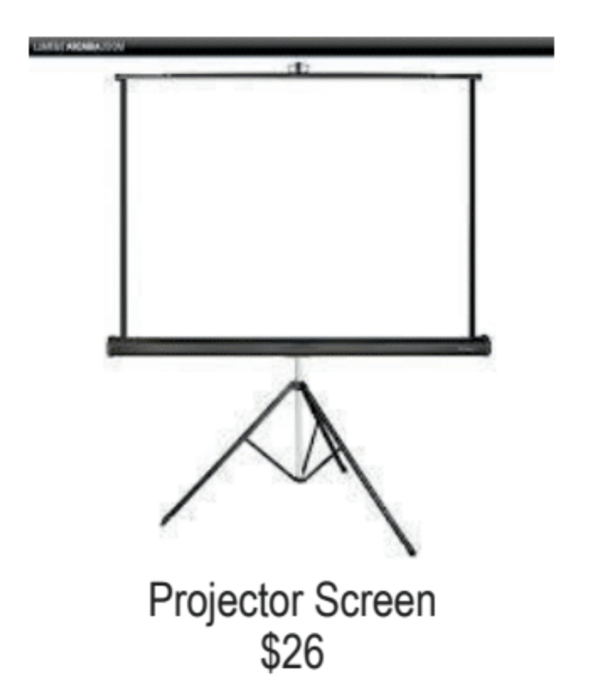 Projector Screen - Audio Visual Rentals