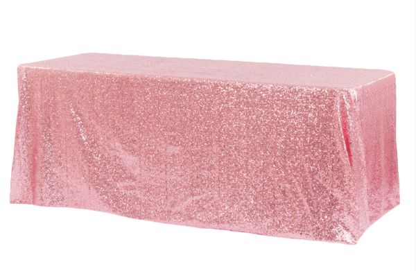 Pink Sequin Linen