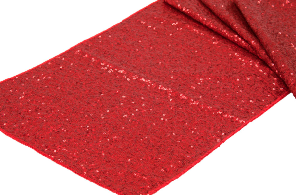 Red Sequin Linen