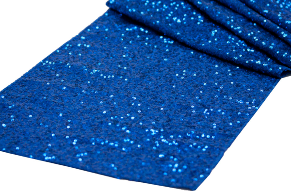 Royal Blue Sequin Linen
