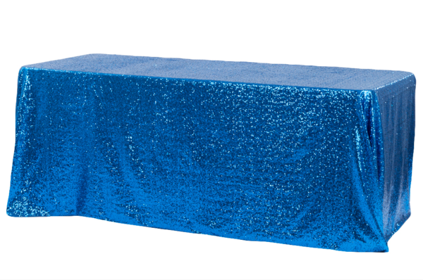 Royal Blue Sequin Linen