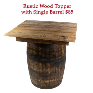 Rustic Topper with Single Barrel