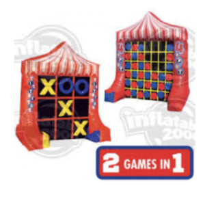 inflatable tic tac toe rental