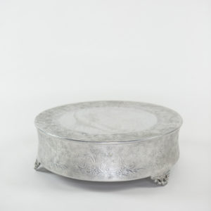 18 Inch Silver Cake Stand