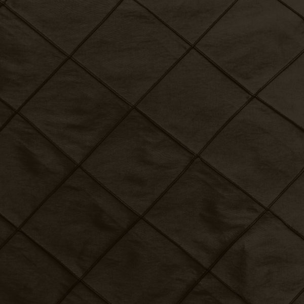 Chocolate Pintuck Linen