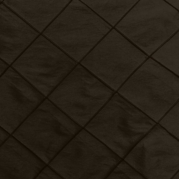 Chocolate Pintuck Linen