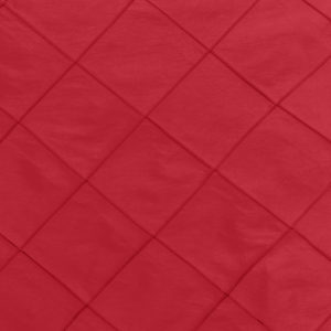 Red Pintuck Linen
