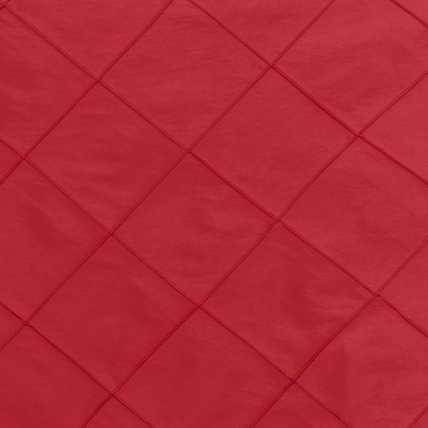 Red Pintuck Linen